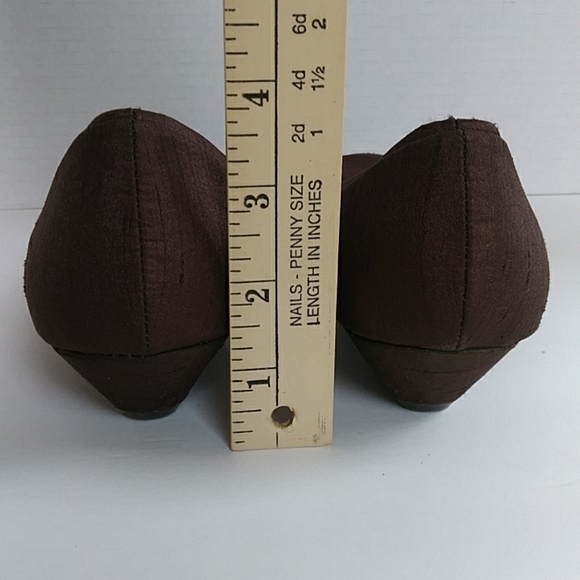 Rocket Dog Floral Linen Look Wedge Shoes7.5M Brown - Picture 16 of 16